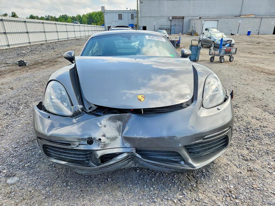 2017 Porsche Cayman VIN WP0AA2A88HS270594 COPART salvage auction — FRONT END, Va - Cert Of Title - Salvage, sold $16,200 on 2026-08-19 (photo 5)