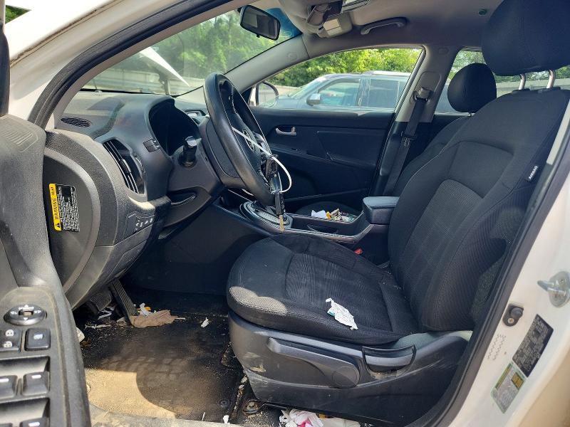 2013 Kia Sportage VIN KNDPBCA23D7380815 COPART salvage auction — FRONT END, Pa - Certificate Of Salvage, sold $1,750 on 2026-07-16 (photo 7)