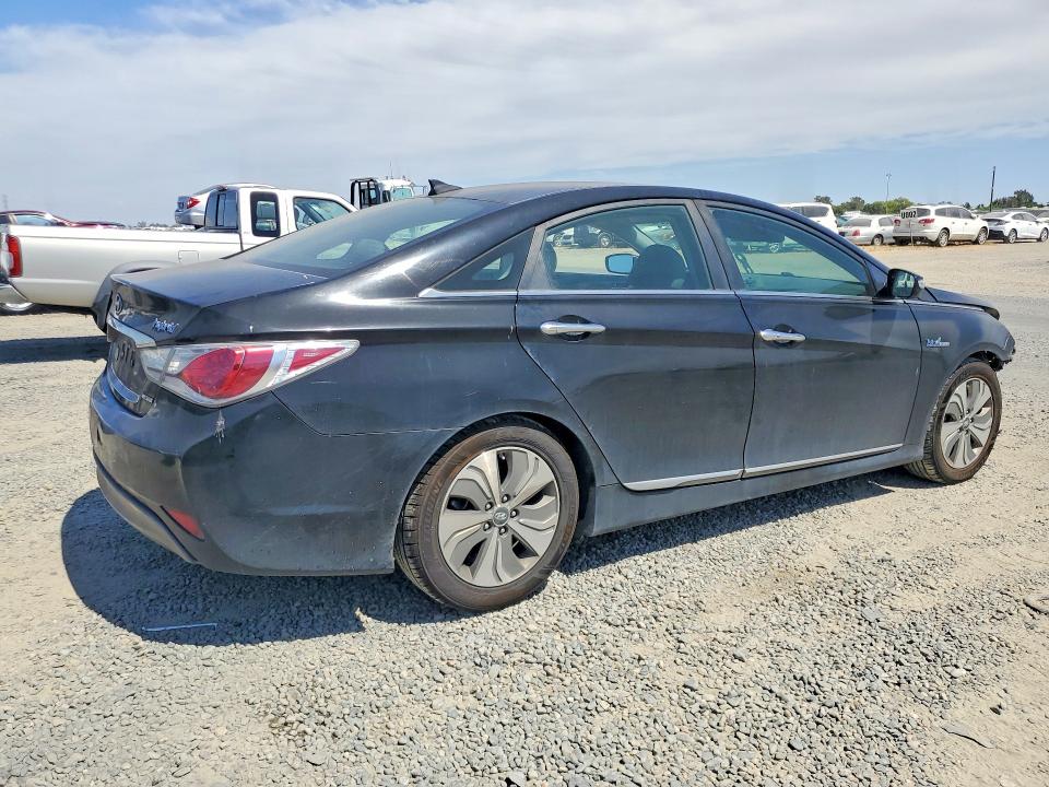 2013 Hyundai Sonata VIN KMHEC4A44DA100989 COPART salvage auction — FRONT END, Ca - Salvage Certificate, sold $300 on 2026-07-09 (photo 3)
