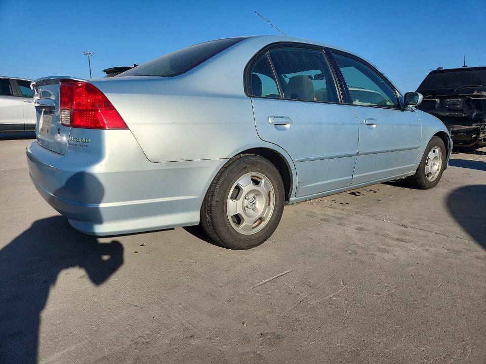 2004 Honda Civic hybrid VIN JHMES96684S017122 COPART salvage auction — SIDE, Tx - Certificate Of Title, sold $150 on 2026-07-30 (photo 3)