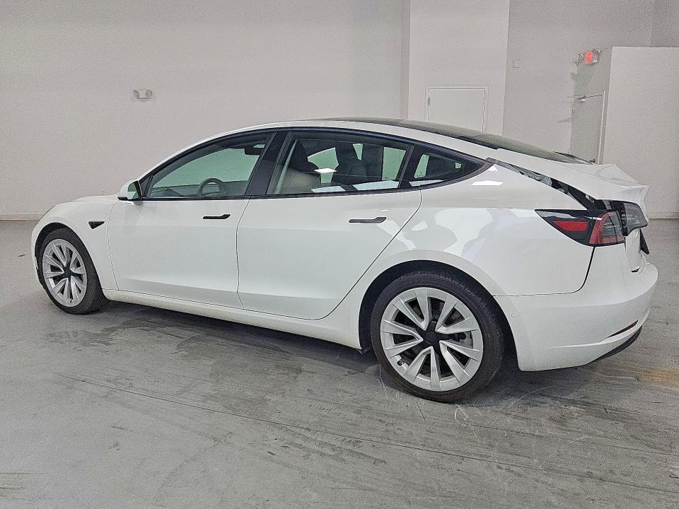 2021 Tesla Model 3 VIN 5YJ3E1EA6MF020914 COPART salvage auction — REAR END, Wv - Certificate Of Title, sold $2,200 on 2026-07-28 (photo 2)