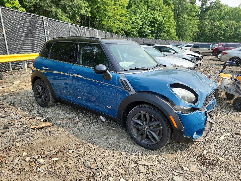 2012 Mini Cooper VIN WMWZC5C58CWM13172 COPART salvage auction — FRONT END, MD - CERT OF SALVAGE > 75% DAMAGE, sold $425 on 2026-08-25 (photo 4)