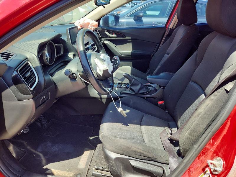 2016 Mazda 3 VIN JM1BM1T72G1324129 COPART salvage auction — FRONT END, Salvage Title, sold $1,350 on 2026-07-16 (photo 7)