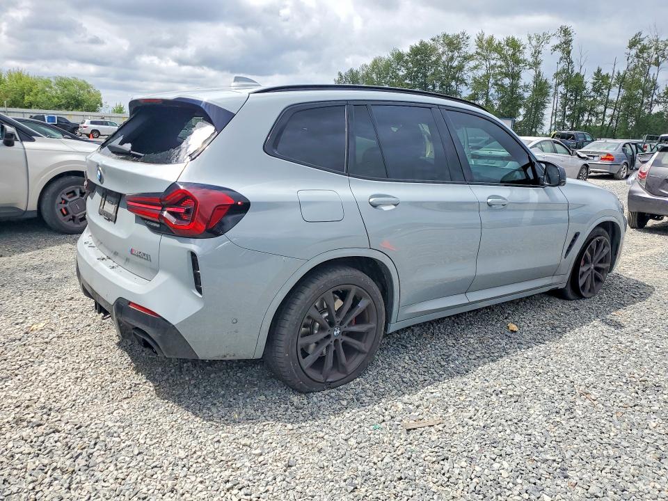 2022 BMW VIN 5UX83DP00N9L53427 COPART salvage auction — FRONT END, Wa - Bill Of Sale, sold $16,100 on 2026-07-13 (photo 3)