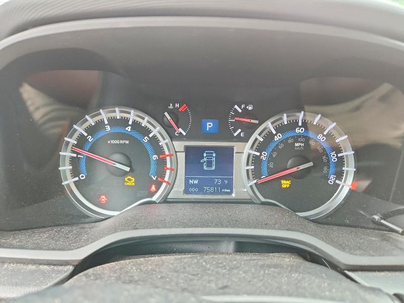2016 Toyota 4runner VIN JTEBU5JR1G5396438 COPART salvage auction — FRONT END, Md - Cert Of Salvage > 75% Damage, sold $10,300 on 2026-07-28 (photo 9)