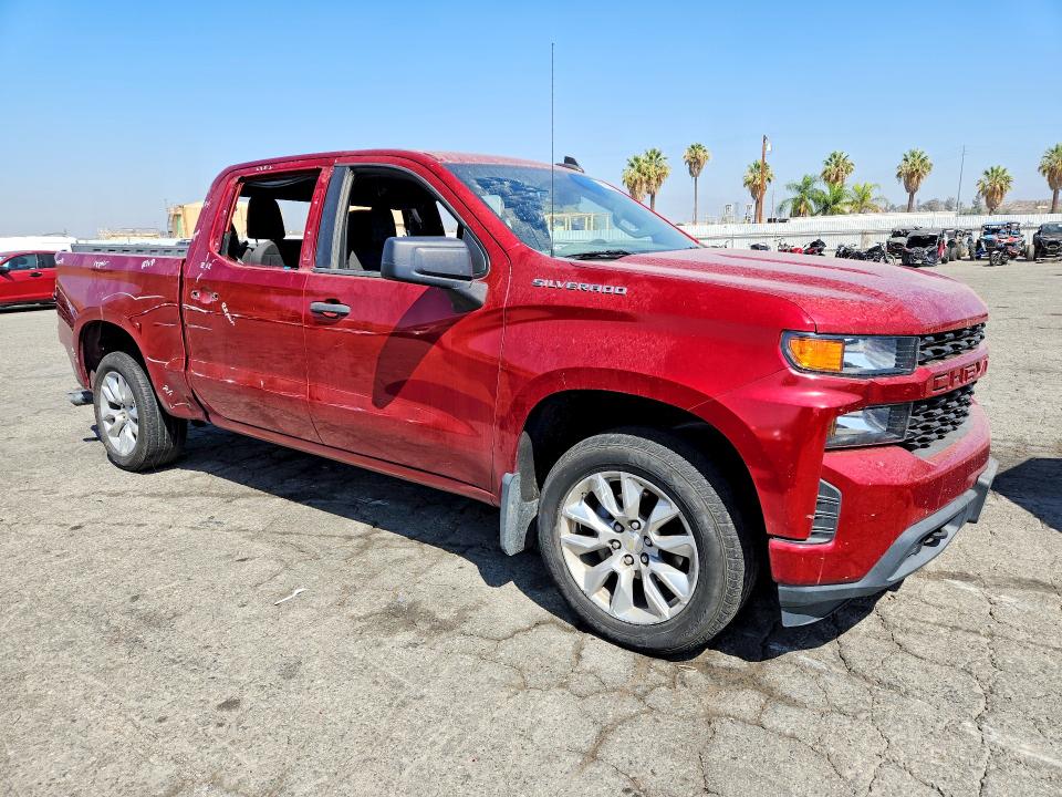 2021 Chevrolet Silverado VIN 1GCPWBEKXMZ188708 COPART salvage auction — REAR END, Salvage Title, sold $9,800 on 2026-08-31 (photo 4)