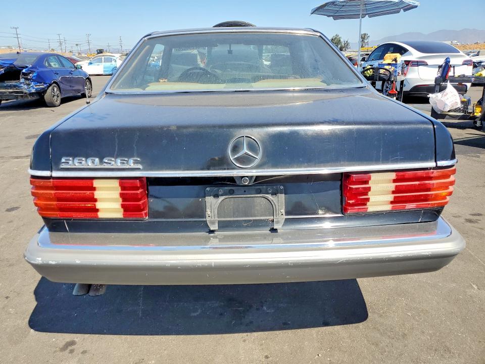 1986 Mercedes-benz VIN WDBCA45D2GA253823 COPART salvage auction — MINOR DENT/SCRATCHES, Ca - Dis/Dlr/Exp Only Clean Title, sold $7,500 on 2026-07-30 (photo 6)