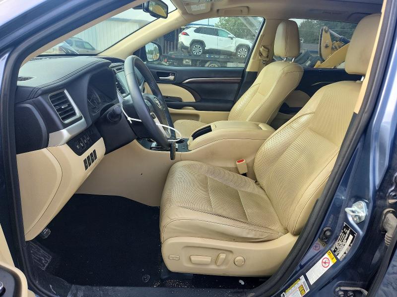 2016 Toyota Highlander VIN 5TDDKRFH6GS325739 COPART salvage auction — REAR END, Nc - Salvage Certificate Of Title, sold $7,600 on 2026-07-22 (photo 7)