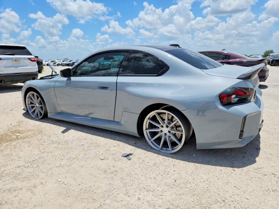 2024 BMW M2 VIN 3MF13DM03R8E06285 COPART salvage auction — SIDE, TX - SALVAGE VEHICLE TITLE (P), sold $20,000 on 2026-07-23 (photo 2)