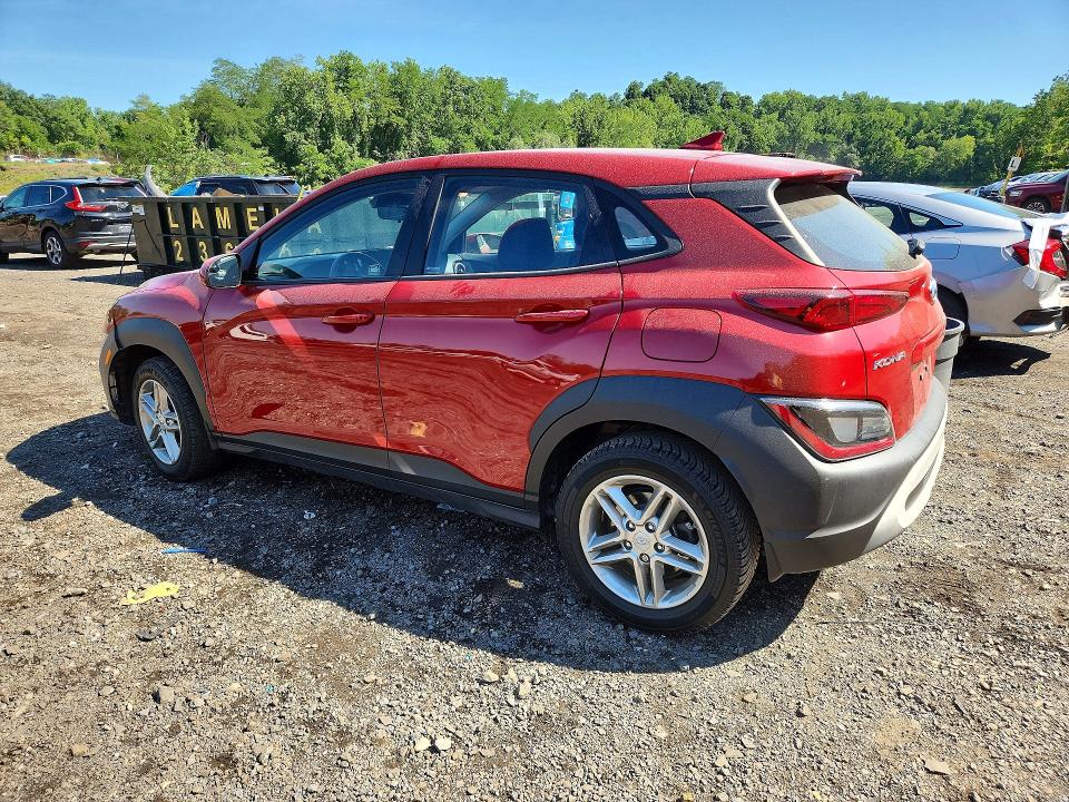2022 Hyundai Kona VIN KM8K2CAB9NU776501 COPART salvage auction — FRONT END, NY - MV-907A SALVAGE CERTIFICATE, sold $1,150 on 2026-07-23 (photo 2)