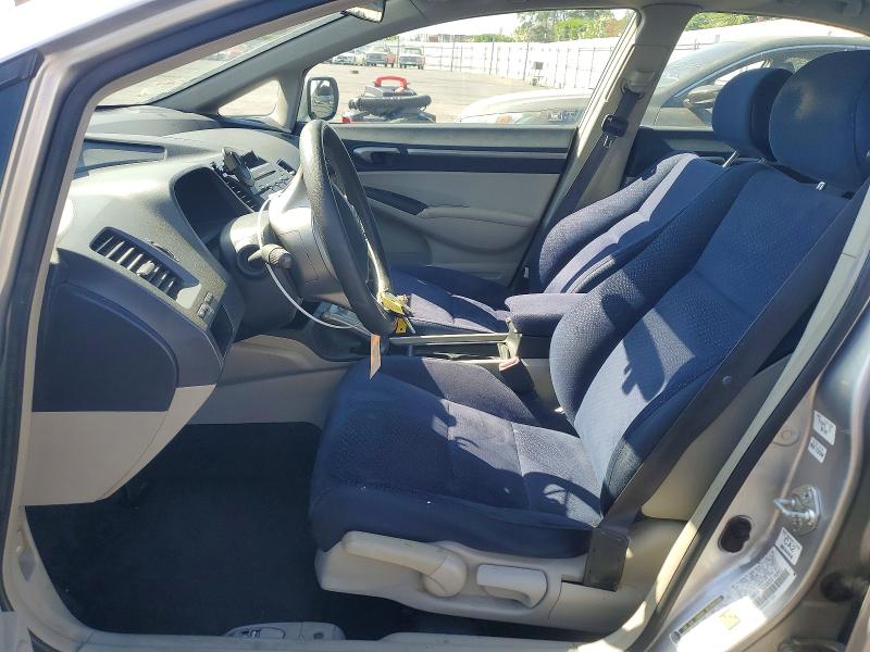 2006 Honda Civic hybrid VIN JHMFA36246S016862 COPART salvage auction — MINOR DENT/SCRATCHES, CA - DIS/DLR/EXP ONLY CLEAN TITLE, sold $575 on 2026-07-21 (photo 7)