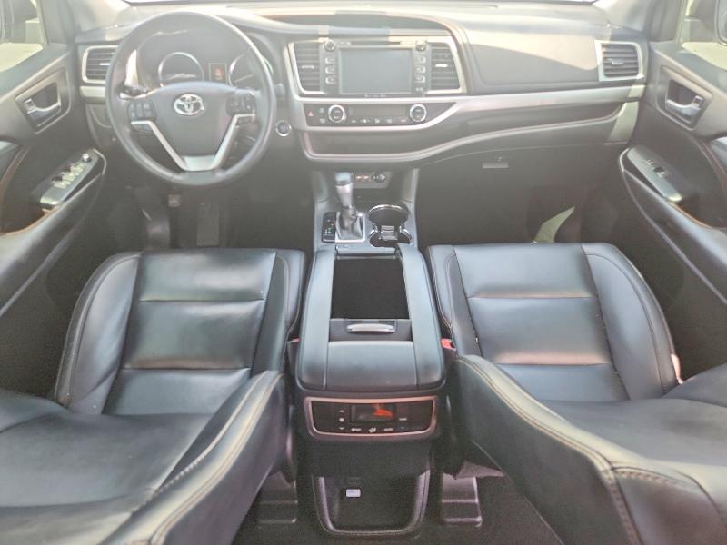 2019 Toyota Highlander VIN 5TDKZRFH0KS342774 COPART salvage auction — FRONT END, FL - CERTIFICATE OF TITLE (P), sold $12,700 on 2026-07-28 (photo 8)
