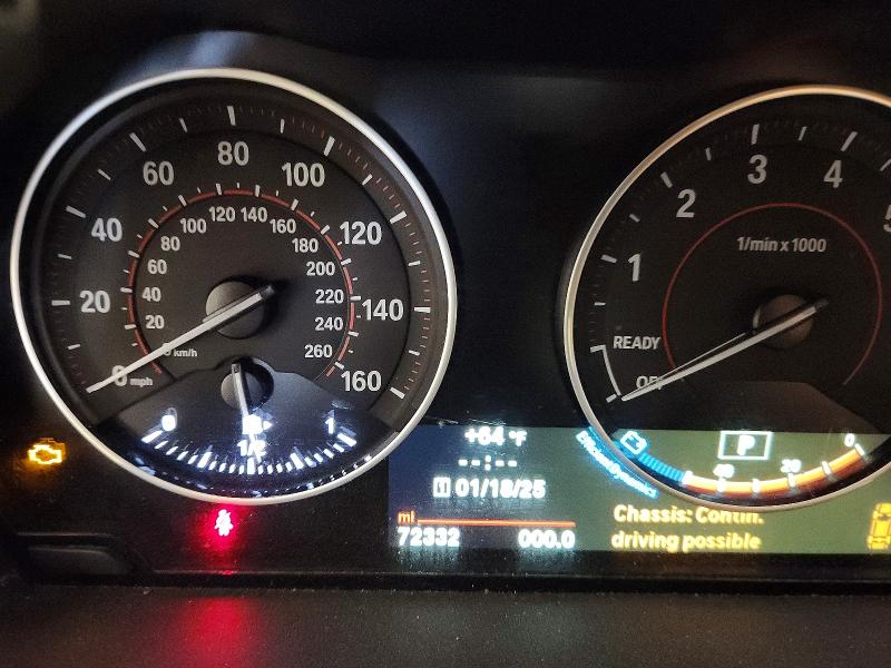2016 BMW VIN WBA1J9C52GV696397 COPART salvage auction — FRONT END, Va - Certificate Of Title (P), sold $3,350 on 2026-08-25 (photo 9)