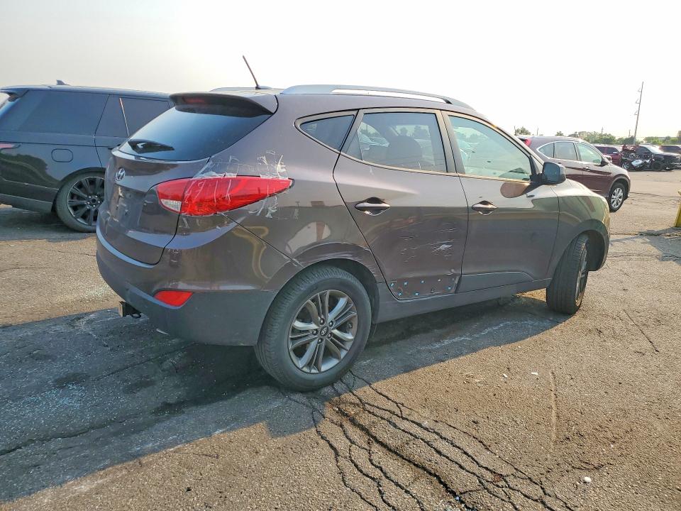 2014 Hyundai Tucson VIN KM8JUCAG0EU789994 COPART salvage auction — MECHANICAL, Co - Dis/Dlr/Exp Only Clean Title, sold $800 on 2026-07-09 (photo 3)