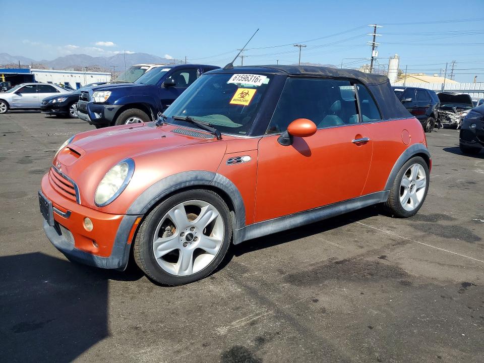2006 Mini Cooper VIN WMWRH33586TK59185 COPART salvage auction — MINOR DENT/SCRATCHES, Ca - Salvage Certificate, sold $300 on 2026-07-29 (photo 1)