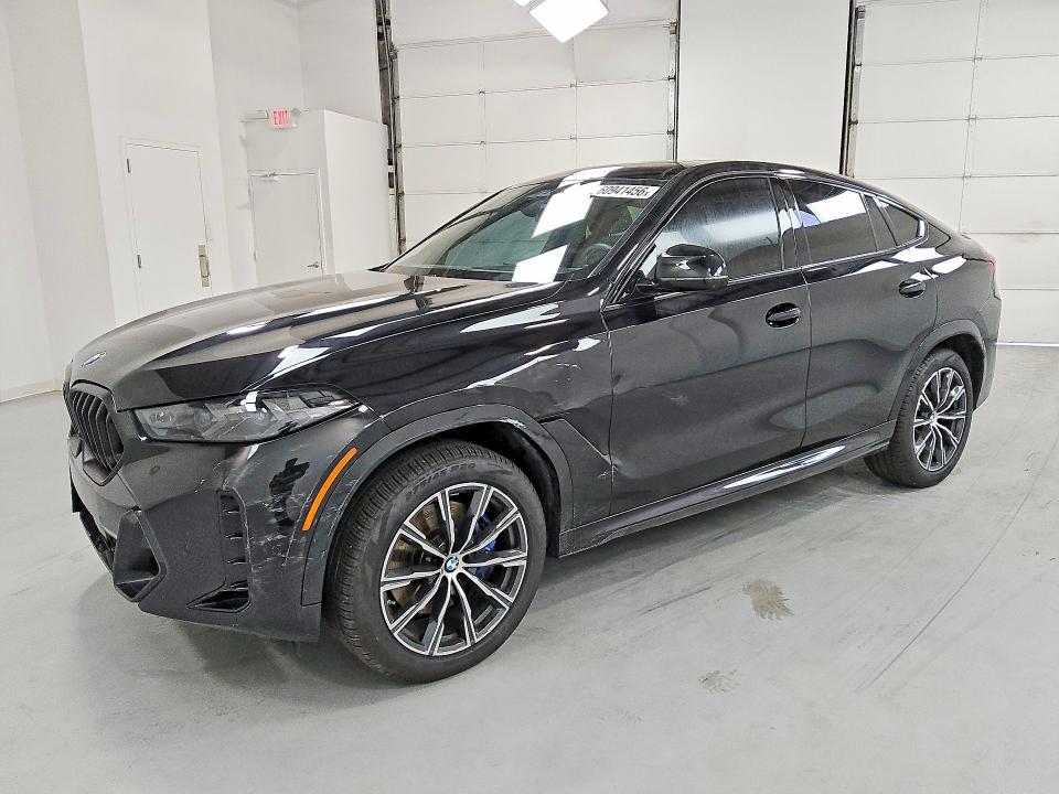 2026 BMW X6 VIN 5UX33EX02T9280462 COPART salvage auction — FRONT END, Fl - Certificate Of Title, sold $9,000 on 2026-07-27 (photo 1)