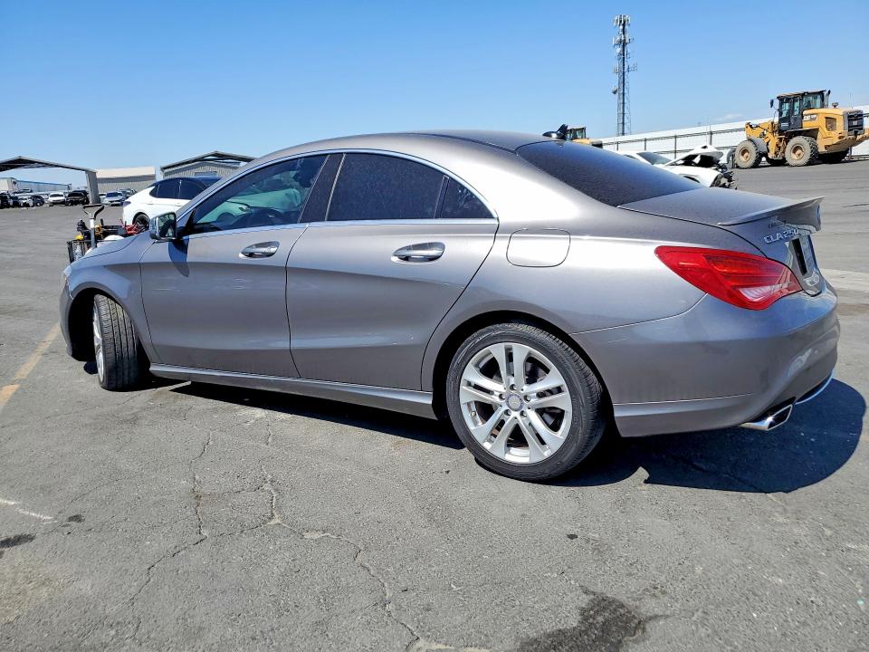 2015 Mercedes-benz Cla-klasse VIN WDDSJ4EB1FN169419 COPART salvage auction — SIDE, CA - SALVAGE CERTIFICATE, sold $1,950 on 2026-08-20 (photo 2)
