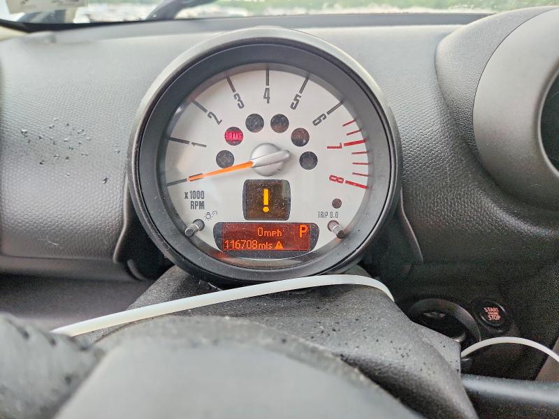 2012 Mini Cooper VIN WMWZB3C52CWM05169 COPART salvage auction — WATER/FLOOD, Va - Cert Of Title-Salvage Water, sold $300 on 2026-08-19 (photo 9)