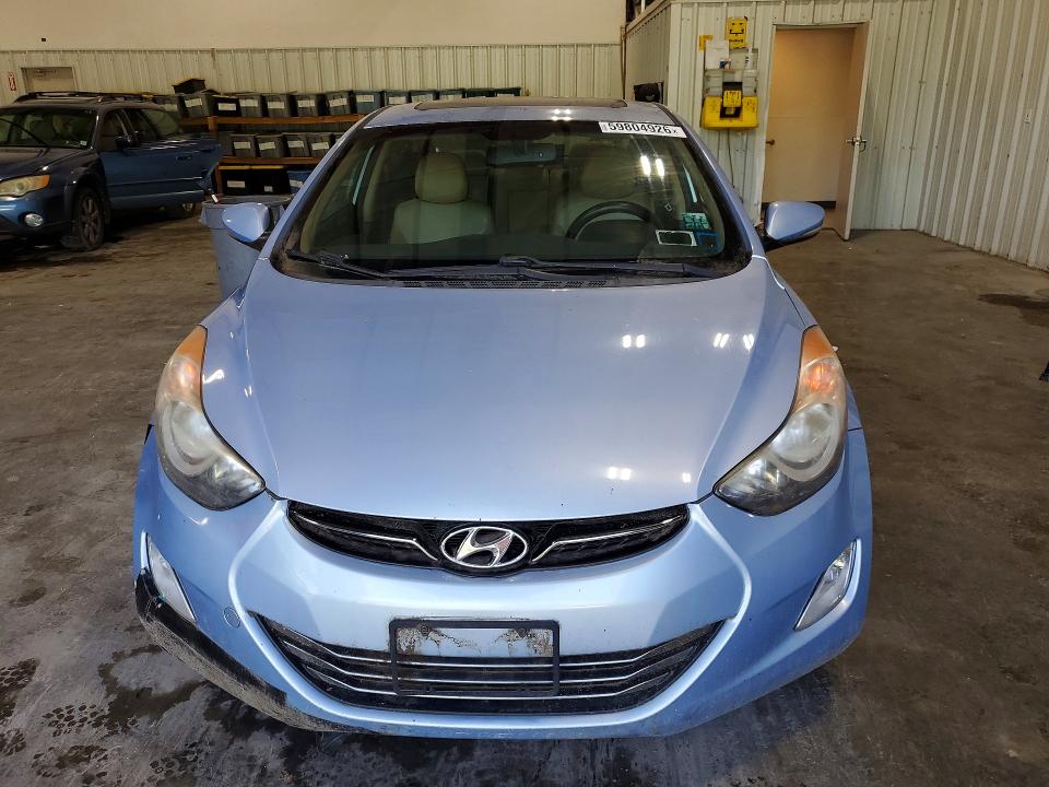 2012 Hyundai Elantra VIN KMHDH4AE8CU473360 COPART salvage auction — MECHANICAL, Ny - Certificate Of Title, sold $500 on 2026-07-13 (photo 5)