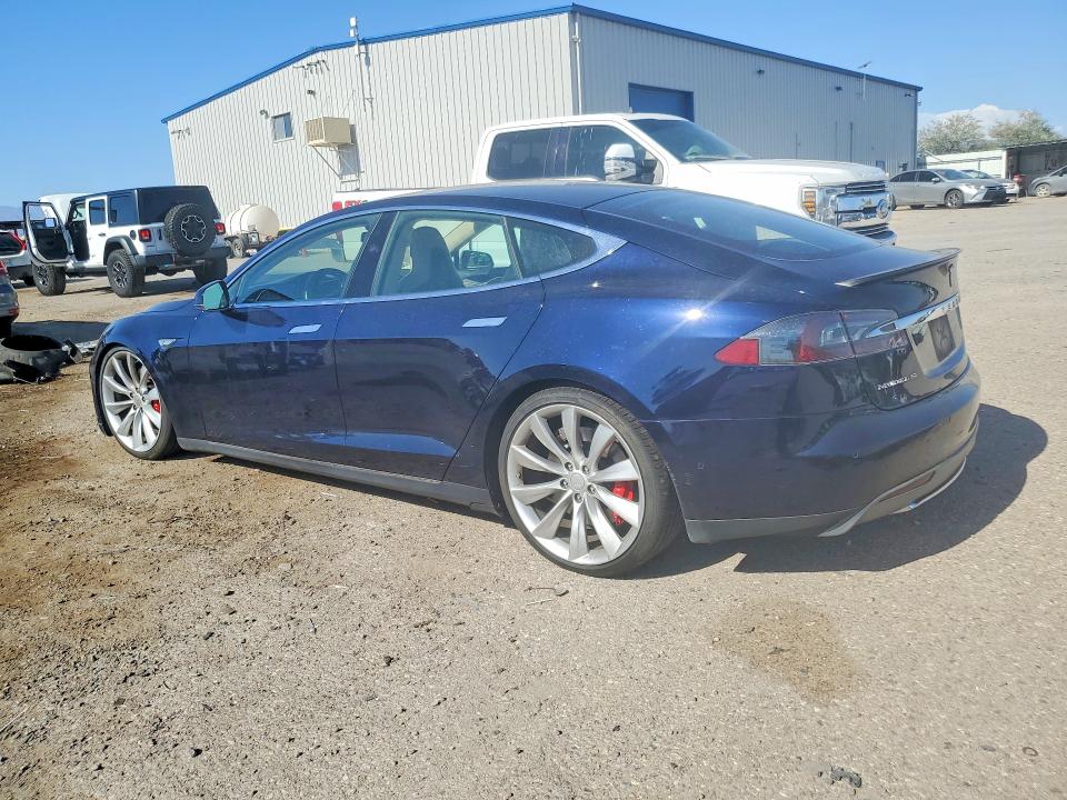 2015 Tesla Model s VIN 5YJSA1H21FFP69795 COPART salvage auction — MINOR DENT/SCRATCHES, Az - Certificate Of Title, sold $1,300 on 2026-07-31 (photo 2)