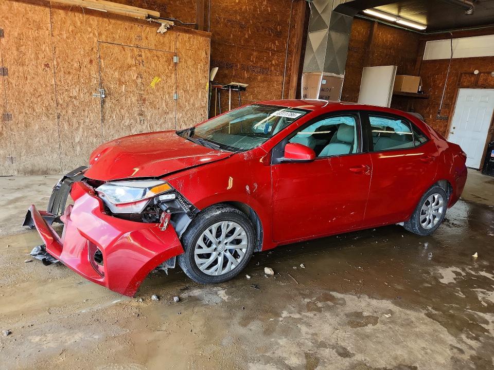 2016 Toyota Corolla VIN 5YFBURHE2GP510335 COPART salvage auction — FRONT END, Pa - Cert Of Salv-R=Reconstructed, sold $175 on 2026-07-23 (photo 1)