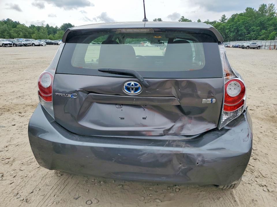 2014 Toyota Prius VIN JTDKDTB38E1071275 COPART salvage auction — FRONT END, Ma - Cert Of Title-Reconstrctd Coll, sold $775 on 2026-07-30 (photo 6)