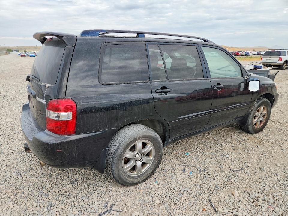 2007 Toyota Highlander VIN JTEEP21AX70229036 COPART salvage auction — MECHANICAL, Ut - Certificate Of Title, sold $350 on 2026-07-31 (photo 3)
