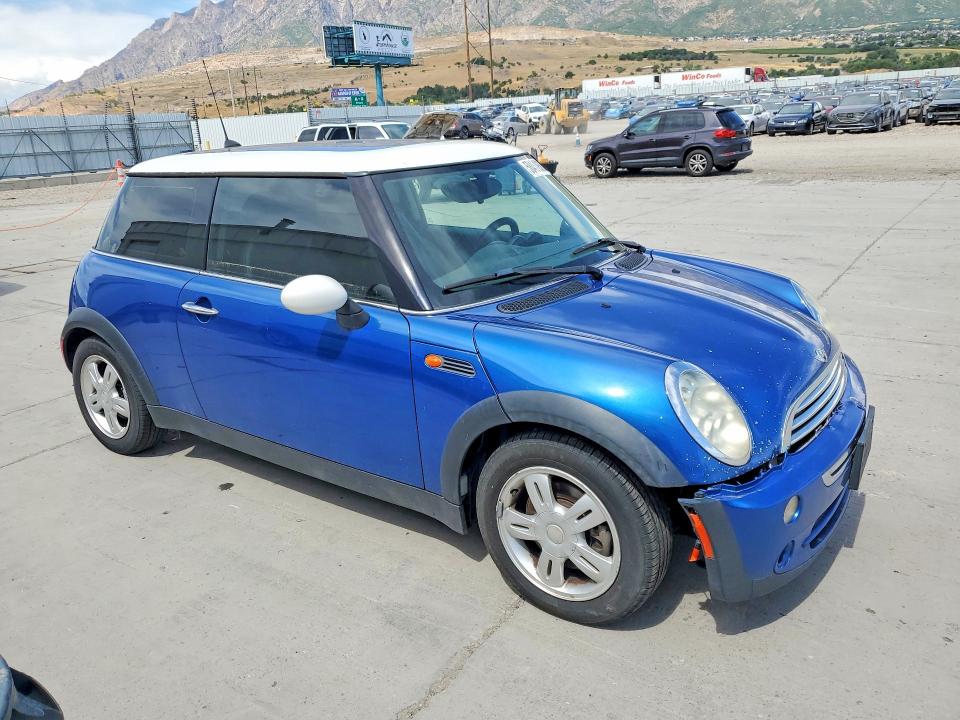 2006 Mini Cooper VIN WMWRC33516TK66848 COPART salvage auction — FRONT END, Ut - Salvage Certificate, sold $150 on 2026-08-10 (photo 4)