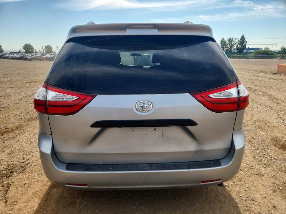 2015 Toyota Sienna VIN 5TDZK3DC5FS574543 COPART salvage auction — HAIL, Ab - Bos - Nonrepairable, sold $2,750 on 2026-07-28 (photo 6)