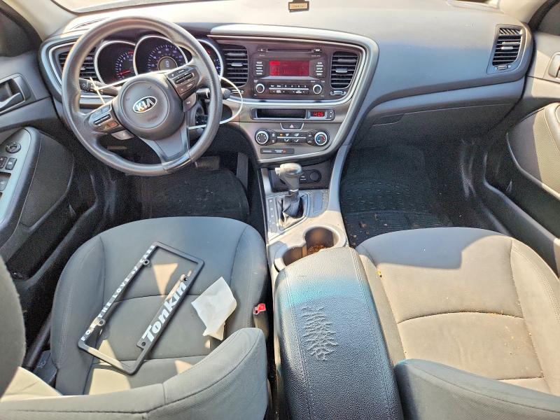 2015 Kia Optima VIN KNAGM4A71F5633928 COPART salvage auction — MECHANICAL, Or - Certificate Of Title, sold $550 on 2026-07-27 (photo 8)