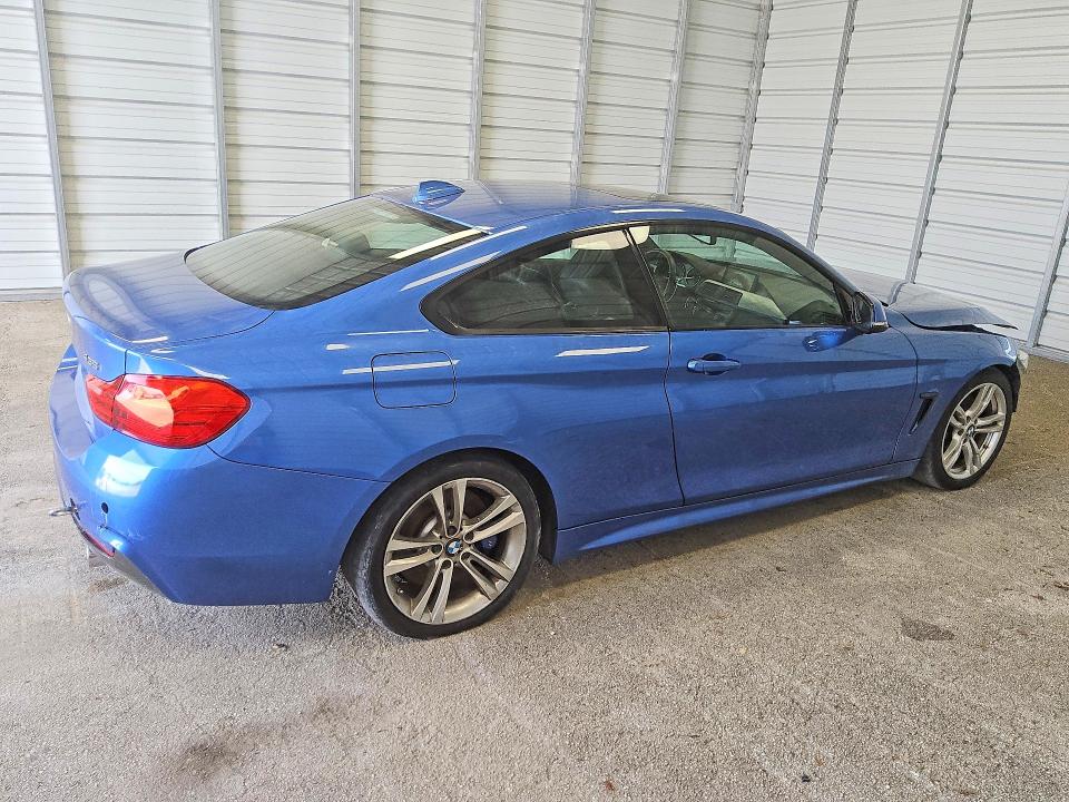 2014 BMW 4 series VIN WBA3R1C56EF729377 COPART salvage auction — FRONT END, FL - CERTIFICATE OF TITLE, sold $400 on 2026-07-28 (photo 3)