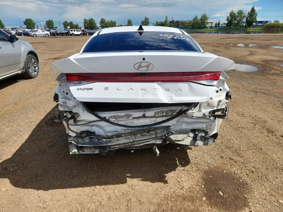 2024 Hyundai Elantra VIN KMHLM4DGXRU670835 COPART salvage auction — REAR END, Ab - Oop - Salvage, sold $225 on 2026-07-28 (photo 6)
