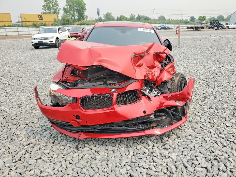 2016 BMW 3er VIN WBA8A3C50GK690479 COPART salvage auction — FRONT END, Oh - Cert Of Title-Salvage, sold $425 on 2026-08-20 (photo 5)