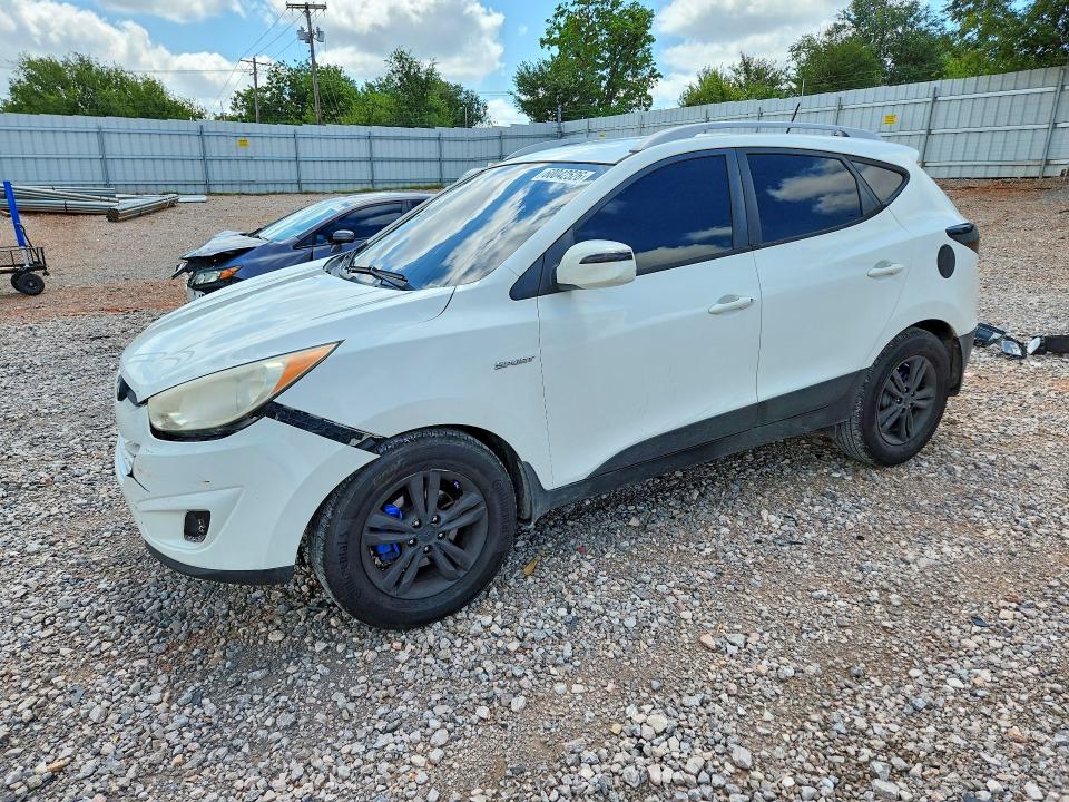 2013 Hyundai Tucson VIN KM8JU3AC7DU560515 COPART salvage auction — FRONT END, Ok - Certificate Of Title, sold $1,750 on 2026-07-09 (photo 1)