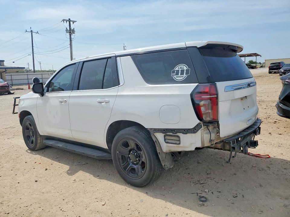 2022 Chevrolet Tahoe VIN 1GNSCLED0NR225431 COPART salvage auction — REAR END, Tx - Salvage Vehicle Title, sold $10,300 on 2026-08-27 (photo 2)