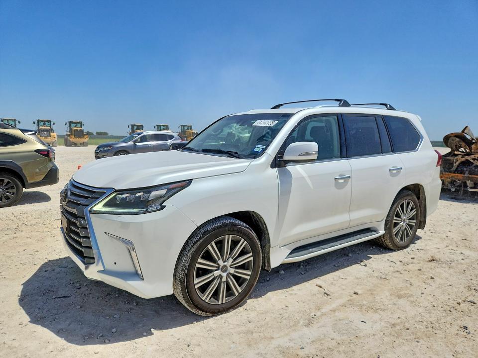 2020 Lexus Lx VIN JTJDY7AX4L4314484 COPART salvage auction — NORMAL WEAR, TX - CERTIFICATE OF TITLE (P), sold $38,000 on 2026-07-27 (photo 1)