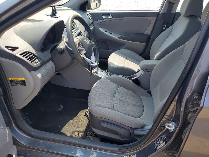 2013 Hyundai Accent VIN KMHCU4AE9DU379917 COPART salvage auction — FRONT END, Ma - Cert Of Title-Reconstrctd Coll, sold $325 on 2026-07-23 (photo 7)