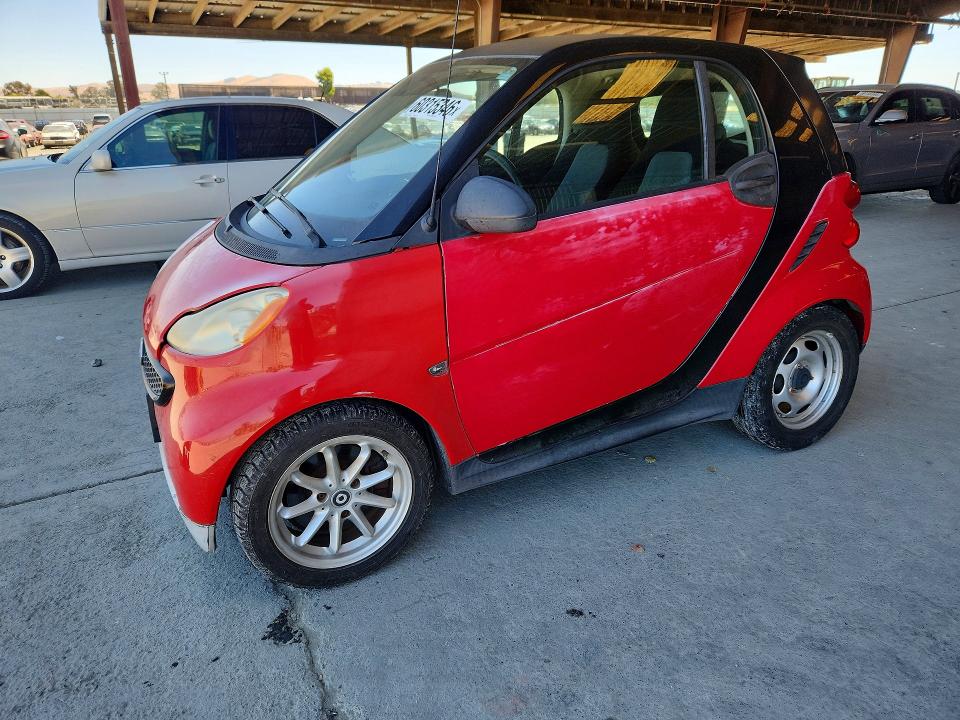 2013 Smart Fortwo VIN WMEEJ3BA8DK657831 COPART salvage auction — REAR END, Ca - Dlr/Dis/Exp Only Salvage Title, sold $875 on 2026-07-30 (photo 1)