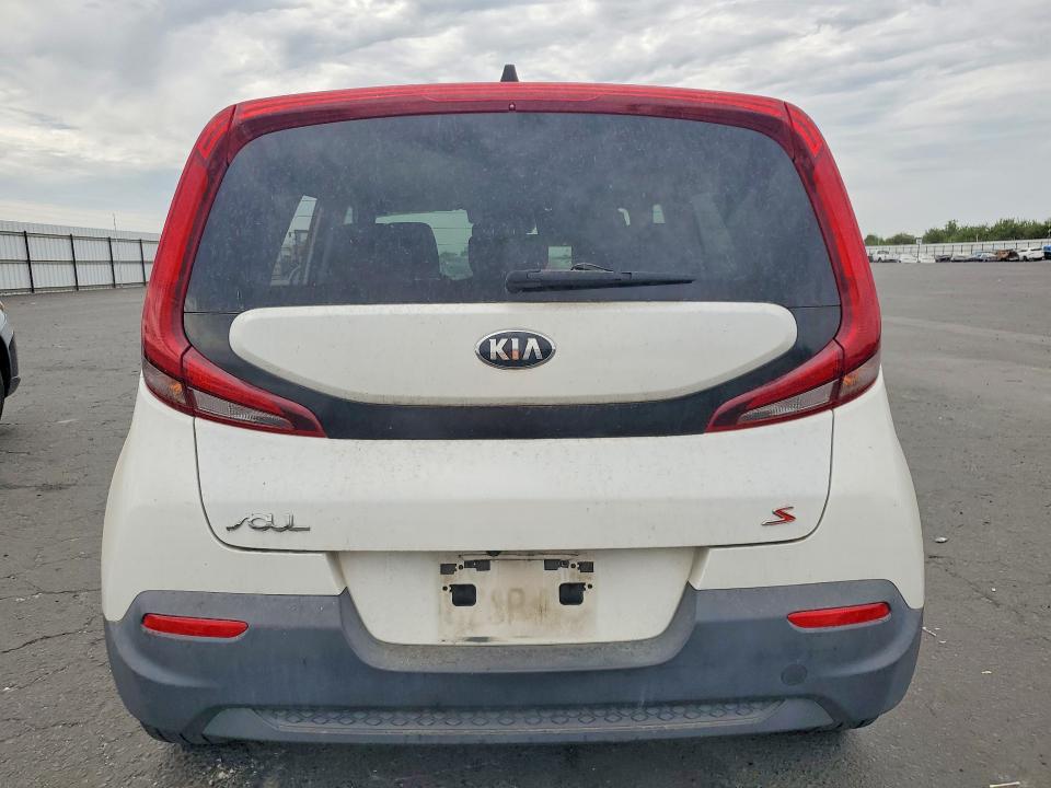 2020 Kia Soul VIN KNDJ23AU4L7065673 COPART salvage auction — VANDALISM, Ca - Salvage Certificate, sold $80 on 2026-07-23 (photo 6)