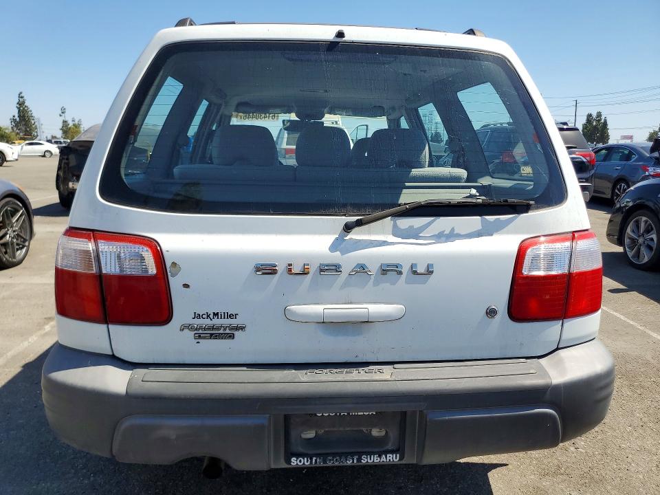 2002 Subaru Forester VIN JF1SF63522H749281 COPART salvage auction — NORMAL WEAR, Ca - Dis/Dlr/Exp Only Clean Title, sold $600 on 2026-07-28 (photo 6)