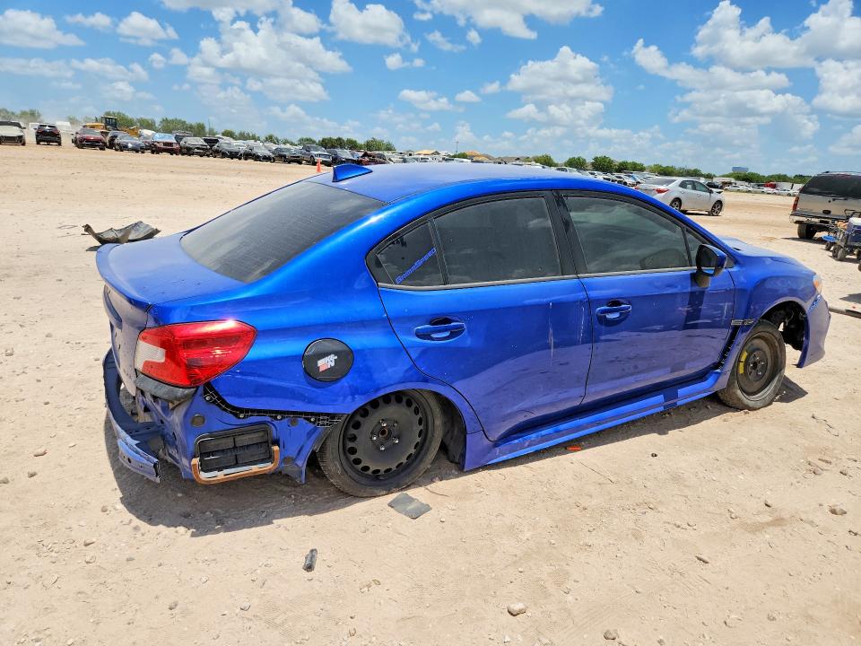 2019 Subaru Wrx VIN JF1VA1A63K9815051 COPART salvage auction — VANDALISM, Tx - Certificate Of Title, sold $1,600 on 2026-07-30 (photo 3)
