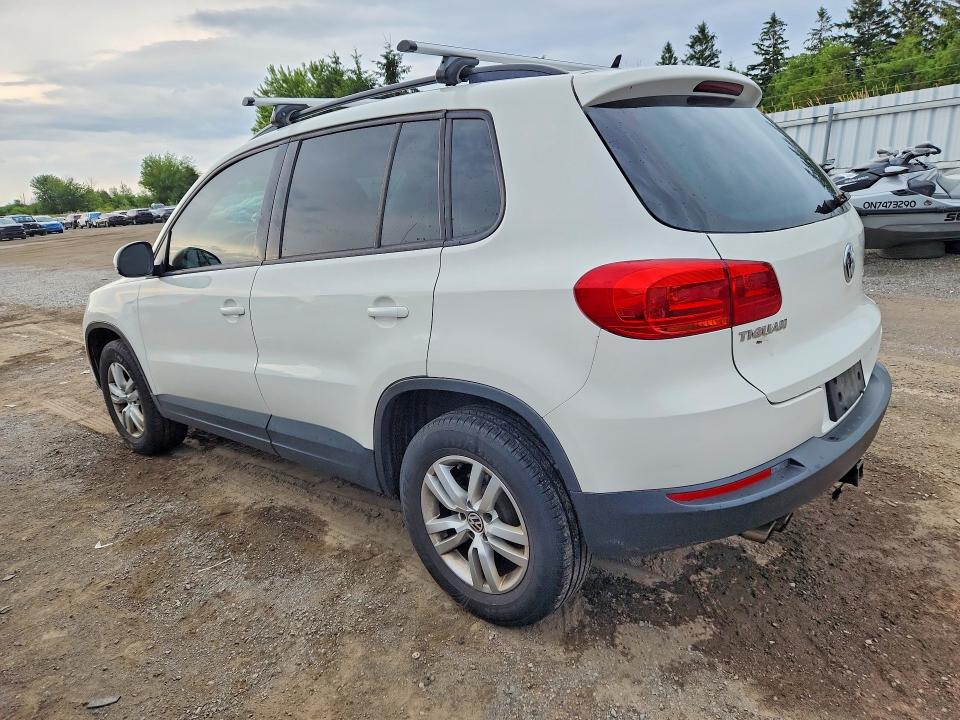 2014 Volkswagen Tiguan VIN WVGJV3AX2EW524026 COPART salvage auction — MECHANICAL, On - Permit No Brand - Unfit, sold $200 on 2026-07-28 (photo 2)