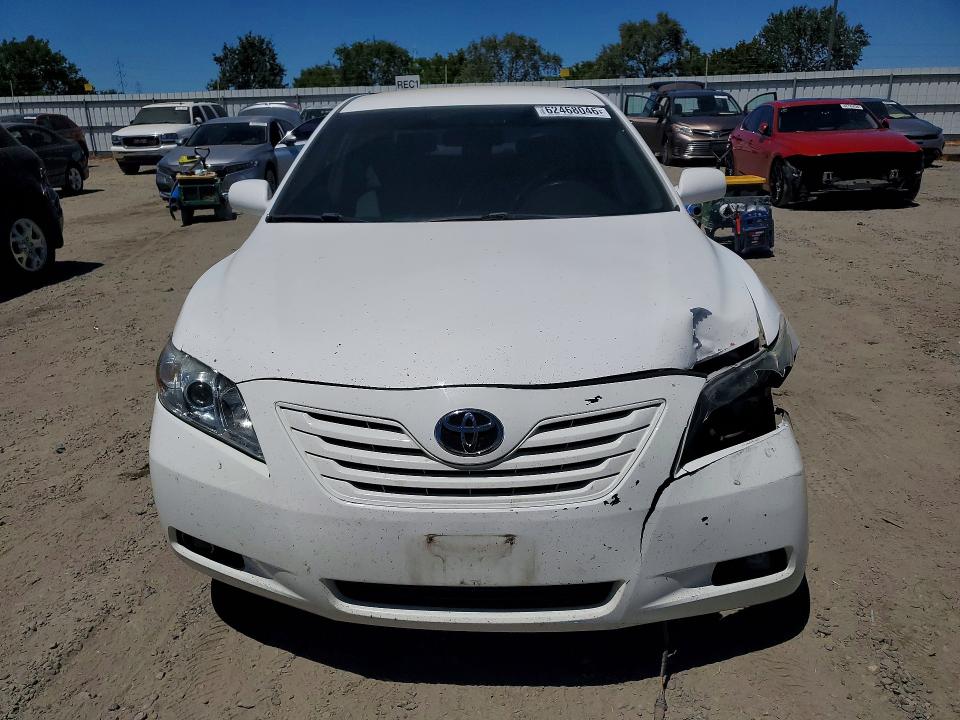2007 Toyota Camry VIN JTNBE46K373095460 COPART salvage auction — FRONT END, Ca - Salvage Certificate, sold $15 on 2026-07-30 (photo 5)