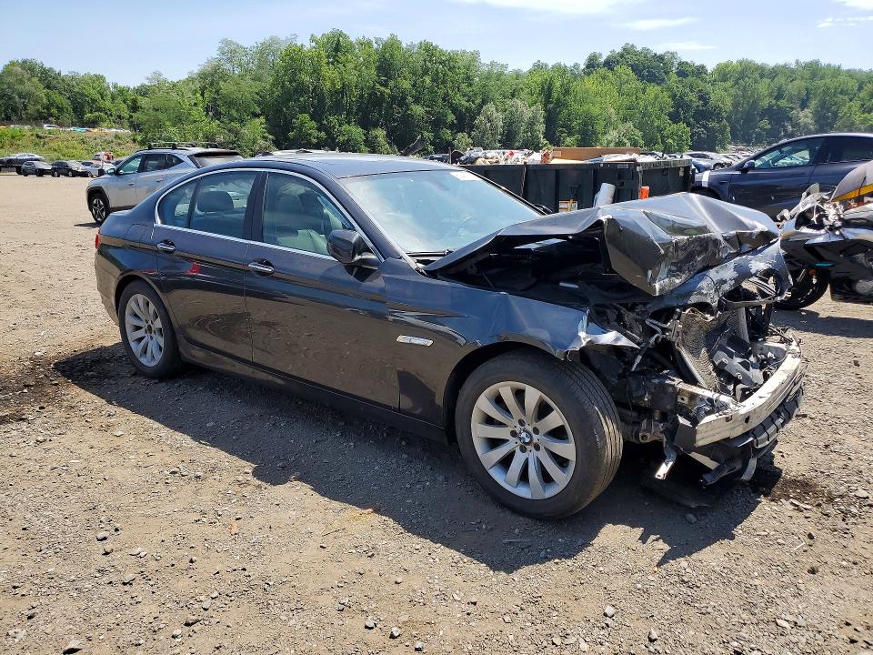 2013 BMW 5er VIN WBAXH5C54DD113358 COPART salvage auction — FRONT END, Ny - Mv-907A Salvage Certificate, sold $325 on 2026-07-28 (photo 4)