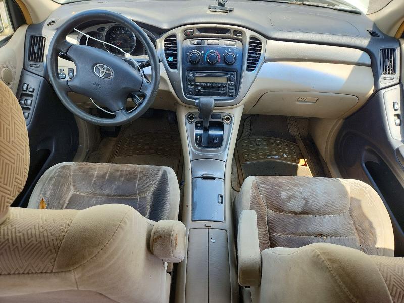 2003 Toyota Highlander VIN JTEHF21A030155099 COPART salvage auction — MECHANICAL, CT - CERTIFICATE OF TITLE, sold $225 on 2026-07-24 (photo 8)