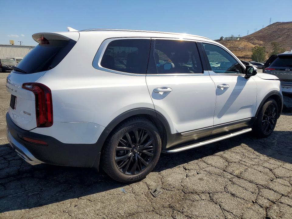2021 Kia Telluride VIN 5XYP54HC9MG167110 COPART salvage auction — FRONT END, Ca - Salvage Certificate, sold $225 on 2026-07-30 (photo 3)