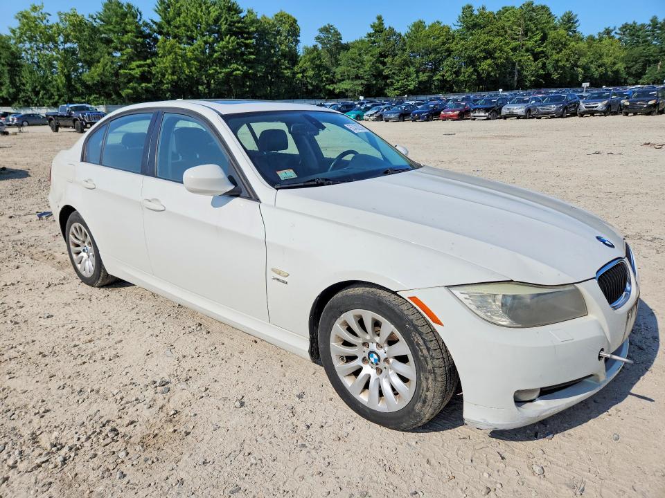 2009 BMW 3 series VIN WBAPK53569A512797 COPART salvage auction — FRONT END, MA - CERT OF TITLE-RECONSTRCTD COLL, sold $500 on 2026-08-03 (photo 4)
