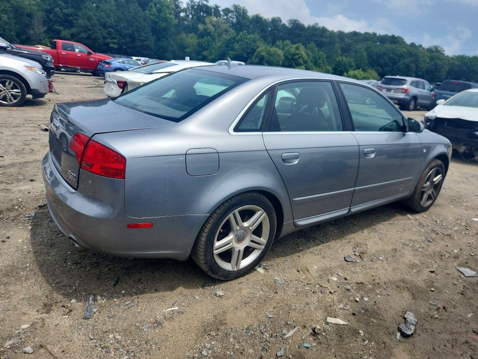 2008 Audi A4 VIN WAUDF78E08A101762 COPART salvage auction — REAR END, Md - Cert Of Salvage < 75% Damage, sold $225 on 2026-07-28 (photo 3)