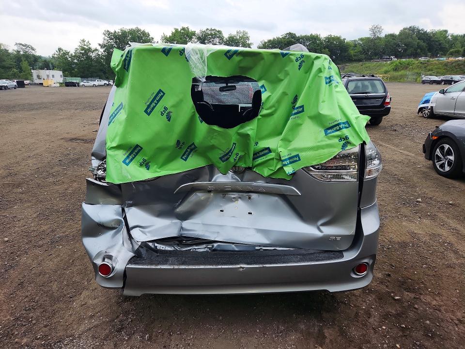 2015 Toyota Sienna VIN 5TDXK3DC1FS528473 COPART salvage auction — REAR END, Ny - Mv-907A Salvage Certificate, sold $325 on 2026-07-28 (photo 6)