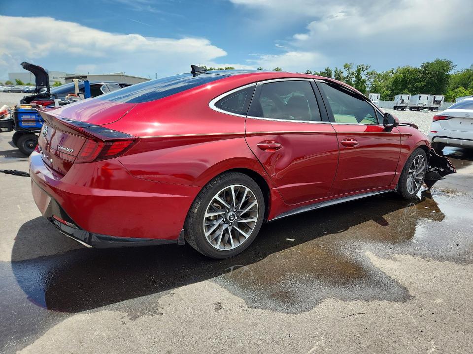 2023 Hyundai Sonata VIN KMHL34J25PA270174 COPART salvage auction — FRONT END, Fl - Certificate Of Destruction, sold $6,000 on 2026-07-20 (photo 3)